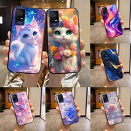 Cute Cat For TCL 40 SE 40 XL 40 T T608DL 40X 5G 403 405 406 408 Case Dog Matte Anti Drop Silicone So