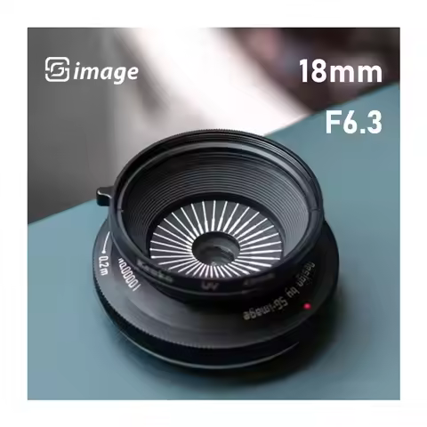 SGimage 18mm F6.3 Hyperfocal Pan-foucs Lens for Sony E, Nikon Z, Fuji X, Olympus Panasonic M4/3 Moun