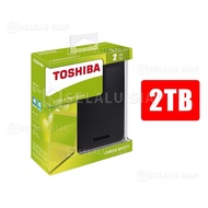 Hardisk Eksternal Toshiba 2TB 1TB HDD USB 3.0 Portable External Hard Drive Hard disk Untuk Desktop L