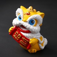 New Chinese Style Chinese Style Lucky Fortune Awakening Lions Lions A Pair Office Desktop Decoration