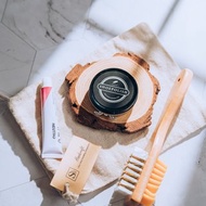 Leather care皮革保養套組【鞋油、麂皮刷、去汙膏】