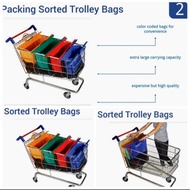 Trolley Shopping Bag / Trolley Bag Supermarket Shopping Bag 4set