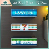 Decorative Fridge Magnet Logo 24 Hours [7-Eleven x Lawson] - 3D Glow in the Dark Weather Resistant