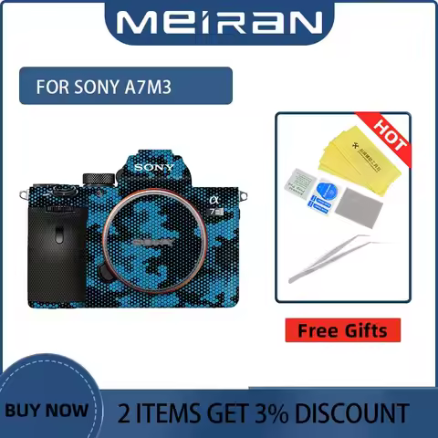 Camera Body Cover Film Decal Skin Protection Wrap Film Anti-Scratch For Sony A7M3 A7RM3 ILCE-7M3 ILC
