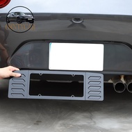 Aluminum alloy Black/Silver For Mazda MX-5 MX5 2016-2023 Car Rear License Plate Panel Sticker Car Exterior Accessories