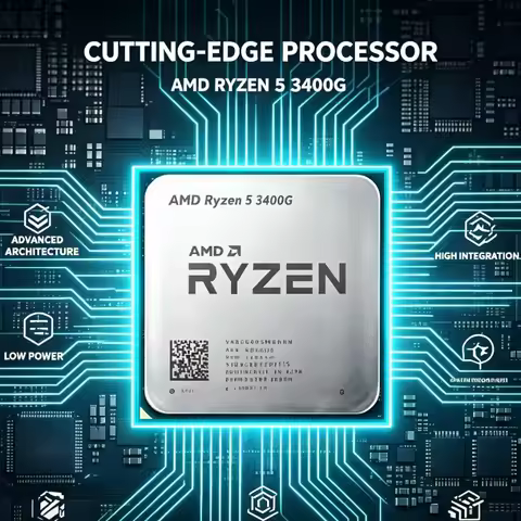 AMD Ryzen 5 3400G R5 3400G 3.7GHz 4 Core 8 Thread 65W CPU Radeon Vega 11 APU AM4 Socket DDR4 No Fan