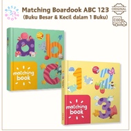 [Mizan] Wipe And Clean Matching Book ABC 12 Boardbook - Letters And Numbers