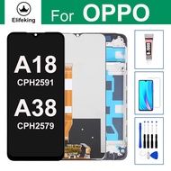LCD gốc cho Oppo A18 cph2591/A38 cph2579 hiển thị bộ linh kiện số của màn hình cảm ứng thay thế bằng
