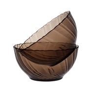 Bộ 2 tô Duralex - Beau Rivage 18cm Thủy tinh cường lực cao cấp Pháp