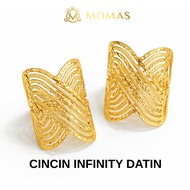 MOMAS CINCIN INFINITY STAMPING Emas 916 Tulen Cincin Datin Emas 916 Original Cincin Emas 916 Origina
