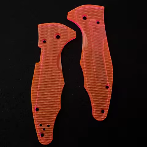 Custom Crossfade Ultem Scales for Spyderco Yojimbo 2 Knife