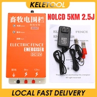 Pagar Elektrik Kebun Solar Controller Set Energizer Electric Fence System Animal Sheep Horse Cattle 