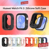 Huawei Watch Fit 3 Soft Case, Colorful Silicone Casing, Smartwatch Fit3 Body Cover