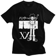 Men t shirt Kawaii Hxh Gon Freecss    Short Sleeved Manga Anime Tshirt Hunter x Hunter Shirt Soft Te