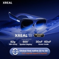 XREAL 1S AR/XR Glasses 500" Virtual Screen Smart Glasses with 52° FOV Native 3DoF REAL 3D Powered by