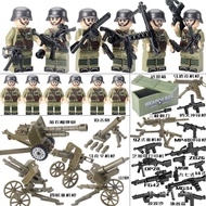 11.18 Compatible Lego World War II Military Eighth Road Army German Army Villain US Army