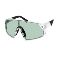 SCOTT PRO SHIELD Racing Aegis Sunglasses [Transparent Frame/Light Green AMP Color-Enhancing Lens Cat