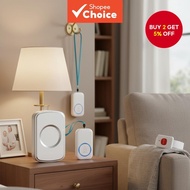 Nursing Pager, Emergency Call Button with a range of over 1000 feet, Wireless SOS Alarm Watch for El