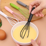 Stainless Steel Silicone Egg Whisk / Manual Rotary Cream Butter Mixer / Kitchen Cooking Baking Gadgets