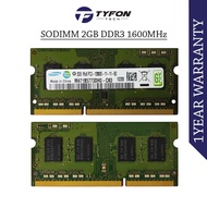Mix Branded SODIMM 2GB DDR3 1600MHz PC3-12800 Laptop RAM (Refurbished)