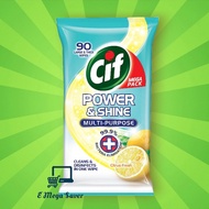 Cif Power & Shine Multi-purpose Disinfecting Wipes (90sheets)
