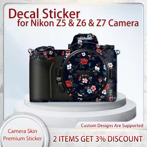 Z7 Camera Premium Wrap Covered Z6 Protective Film for Nikon Z5 Z6 Z7 Camera Skin Decal Cover Film Z5