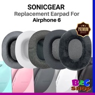 1 Pair Sonicgear Airphone 6 Compatible Replacement Fabric Ear Pads Cushion Earpad