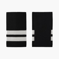 【Silver 2 bar】DIY accessories Indian silk epaulettes, pilot costume accessories, handmade uniform ep