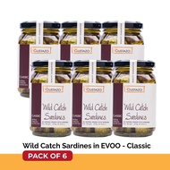 ▸ ▾ ☼ ♞,♘Gustazo Wild Catch Sardines Classic in Extra Virgin Olive Oil 250g - Pack of 6