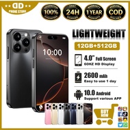 12GB 512GB Mini Smartphone Malaysia | Ultra Thin Small 4G Phone Dual SIM GPS WiFi Handphone Kecil