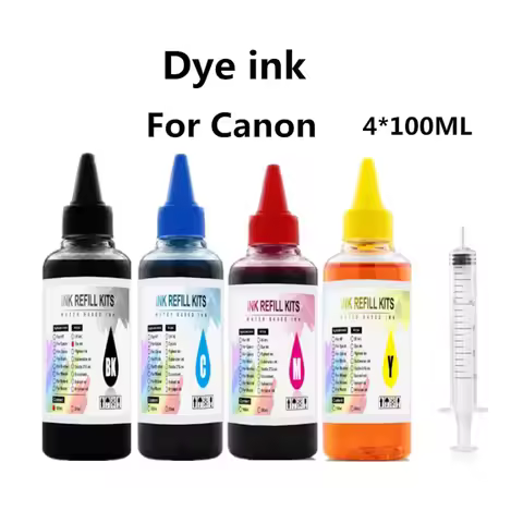 400ML Refill Dye Ink Kit For Canon PG 540 CL 541 PIXMA MG3250 MG3255 MG3550 MG4100 MG4150 MG4200 MG4