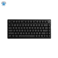 AULA F75 75% Gasket Wireless Mechanical Keyboard Black Contour