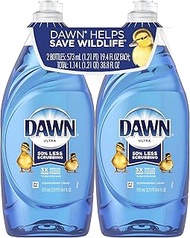 Dawn Ultra Dishwashing Liquid Dish Soap Original Scent, 19.4 Fluid Ounce (Pack of 2)