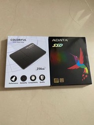 COLORFUL 256GB  ssd  ADATA ssd  240GB 每隻$140