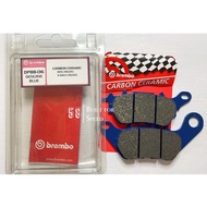 BREMBO 100% ORIGINAL XMAX300/R25/MT03/R3 REAR BRAKE PAD (CARBON CERAMIC) MT25 XMAX250 XMAX
