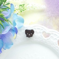 手工製原木耳環 犬 @ 巴哥 / 八哥犬 純銀耳針 單隻 禮物訂製