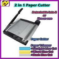 2 in 1 Paper Cutter  Manual Paper Trimmer A4 Photo Paper Cutter Photo Paper Cutting Scissors Machine