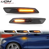 iJDM For BMW F10 Style Dynamic Amber 12V LED Side Marker Lights Turn Signal Lamp For BMW 1 3 5 Serie