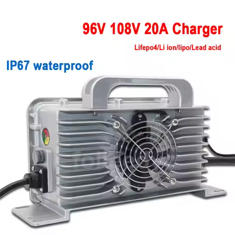 IP67 waterproof 96V 20A 108V 25A charger 102.2V 20A 113.4V 96.6V 116.8V 109. 2V 117.6V 100.8V for li