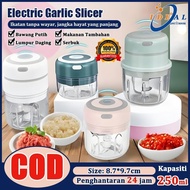 【Wireless】Pelbagai Fungsi Chopper Bawang Putih Elektrik Electric Grinder Mincer automatic garlic cru