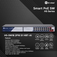 HS-SW18 2P16 S1 HBT-AI  Smart POE switch 18ช่อง