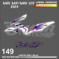 MIO M3 125 2014 MOTORCYCLE STRIPING STICKERS yamaha mio 125 - VARIATION COLOR LIST STICKERS HOLOGRAM