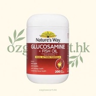 【Nature’s Way 葡萄糖胺 + 魚油配方｜200粒裝】