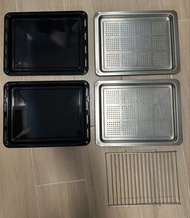 原裝TOSHIBA東芝MS3-STQ20SC 20公升蒸焗爐配件：烤盤、蒸盤、金屬烤網/烤架