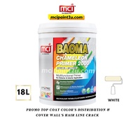 MCI Paint Baoma Chameleon 2000 18L Interior & Exterior Water Proofing Wall Primer/ Cat Dinding (Whit