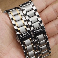 สายรัด Casio นาฬิกาข้อมือ BEM-501 506 507 517 5023ผู้ชายและผู้หญิงสายเหล็กสร้อยข้อมือเหล็กสแตนเลส20