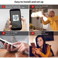 WiFi Smart Bulb AISIRER Alexa Light Lighting & Fans No Hub Required, B22 Bayonet LED Bulb Compatible