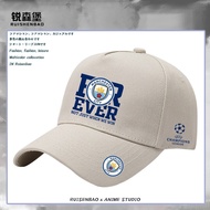 Manchester City football team Champions League Victory commemorative peripheral sports fans peak cap