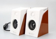 電腦桌面HIFI小音響(第一眼950)-棕白色