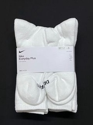 Nike Everyday Plus Dri-FIT Cotton Cushioned Basketball Men's White Crew Sport Socks 美版 男裝 白襪 長襪 藍球襪 